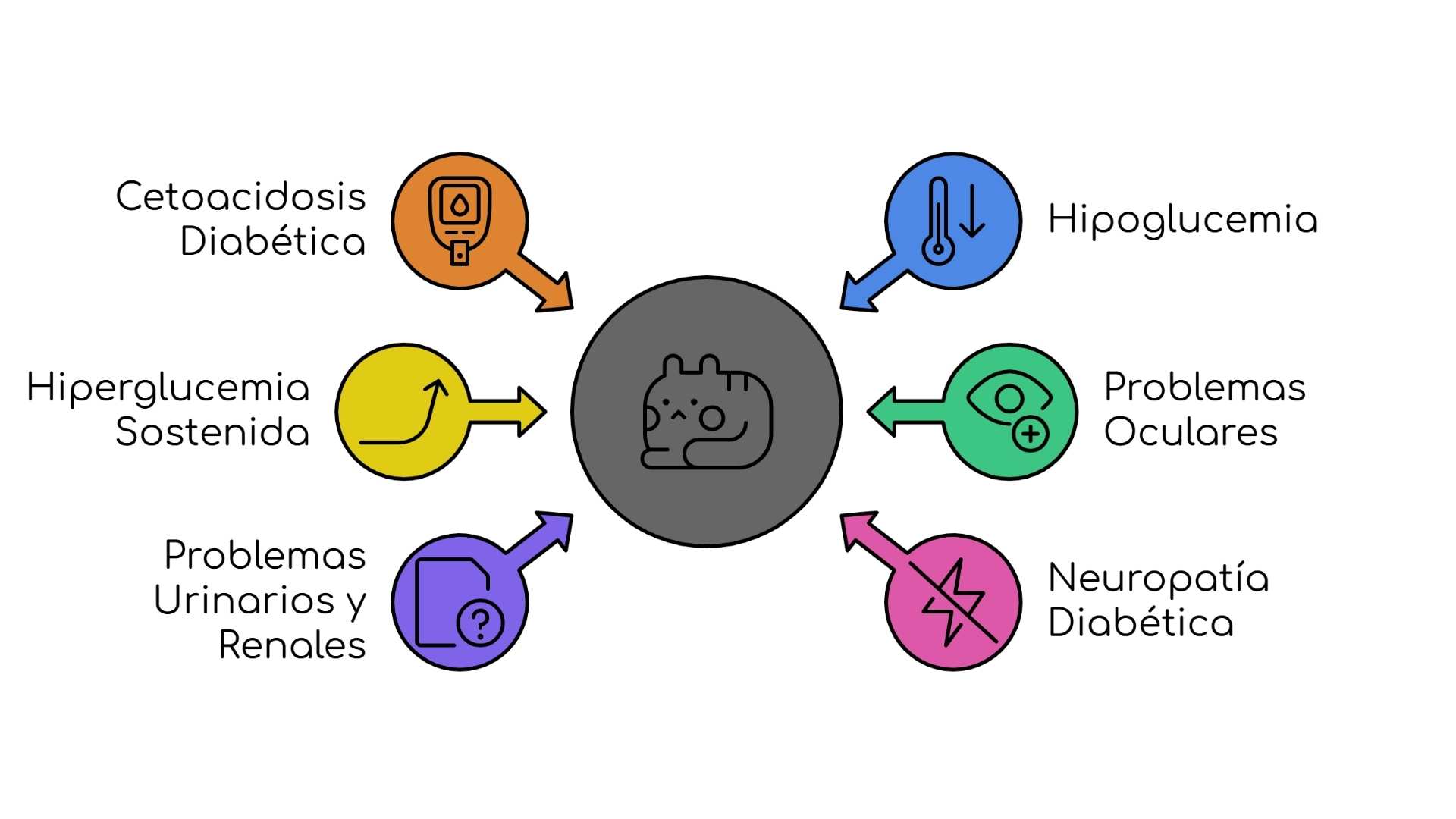 complicaciones diabetes esquema